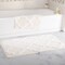 Hastings Home Hastings Home 100 Percent Cotton 2 Piece Trellis Bathroom Mat Set - Bone 230649XVQ - alternate 1